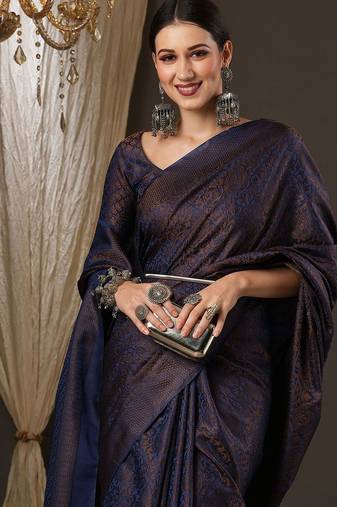 navy_blue ethnic motifs zari woven banarasi saree