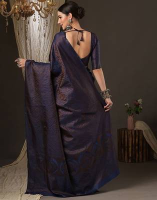 navy_blue ethnic motifs zari woven banarasi saree 4