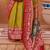 Grey grey & pink floral zari silk blend paithani saree
