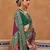 purple purple & green woven design zari saree