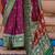 purple purple & green woven design zari saree