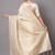beige beige & gold-toned woven design zari silk blend banarasi saree