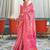 Sea green ethnic motifs woven design cotton saree