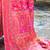Sea green ethnic motifs woven design cotton saree