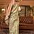 Lavender ethinic motif woven design zari saree