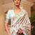 Gold woven design zari silk blend kanjeevaram saree
