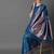blue ethnic motifs woven design zari silk blend banarasi saree