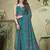 Purple purple woven design zari silk blend paithani saree