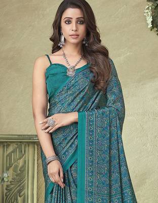 Purple purple woven design zari silk blend paithani saree 2
