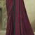 pink floral printed silk blend saree