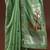 green floral muga saree