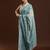 Blue blue & gold-toned ethnic motifs cotton saree