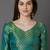 green green & beige silk blend woven design banarasi saree