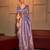 lavender ethinic motif woven design zari saree