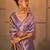 lavender ethinic motif woven design zari saree