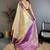 gold woven design zari silk blend kanjeevaram saree