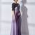 purple ombre pure georgette saree