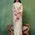 cream zari silk blend banarasi saree