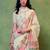 cream zari silk blend banarasi saree