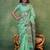 sea_green woven design zari silk blend banarasi saree