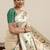 beige beige woven design zari silk blend paithani saree