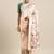 off_white off white & purple ethnic motifs silk blend saree