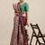 maroon maroon & golden ethnic motifs silk blend saree