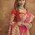 Pink pink & gold-toned ethnic motif woven design zari paithani saree
