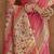 Pink pink & gold-toned ethnic motif woven design zari paithani saree