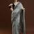 grey woven design banarasi saree
