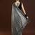 grey woven design banarasi saree