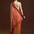 orange ethnic motifs woven design zari banarasi saree