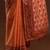 orange ethnic motifs woven design zari banarasi saree