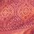 purple ethnic motif silk blend banarasi zari saree with blouse piece