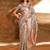 grey woven design zari tissue banarasi saree