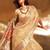 yellow woven design zari tissue banarasi saree