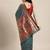green green floral zari silk blend paithani saree