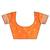 orange orange & green ethnic motif woven design zari paithani saree