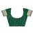 green green & gold-toned ethnic woven design zari paithani silk saree