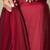 maroon embellished satin ready to wear saree