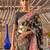 Red woven design solid saree