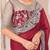 Beige solid woven design saree