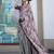 Purple woven design ethnic motifs zari saree