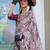 Purple woven design ethnic motifs zari saree