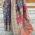 Yellow woven design zari saree