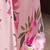 pink pink & green floral satin banarasi saree
