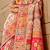 white floral designer banarasi saree