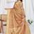 brown woven design zari tissue saree