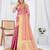 pink woven design zari tissue saree with unstitched blouse piece