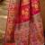 pink floral designer banarasi saree